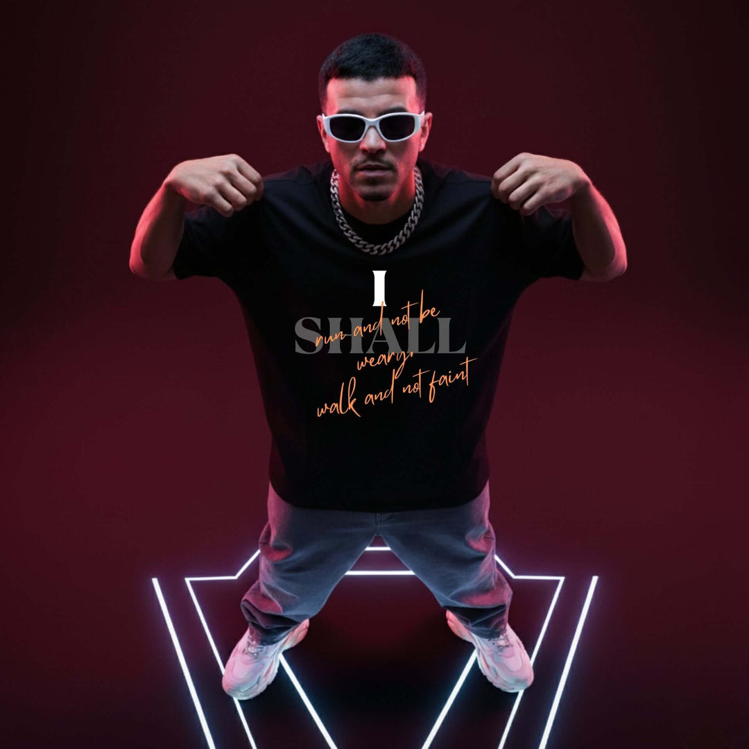 Faith-based Christian apparel featuring The Endurance Daily text