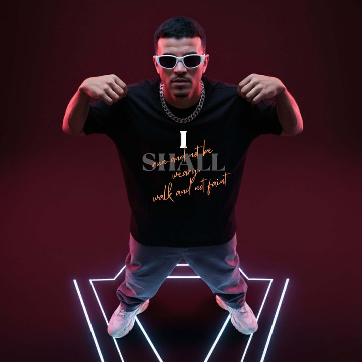 Faith-based Christian apparel featuring The Endurance Daily text