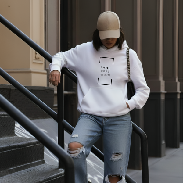 The Anchor Daily hoodie faith-inspired typography