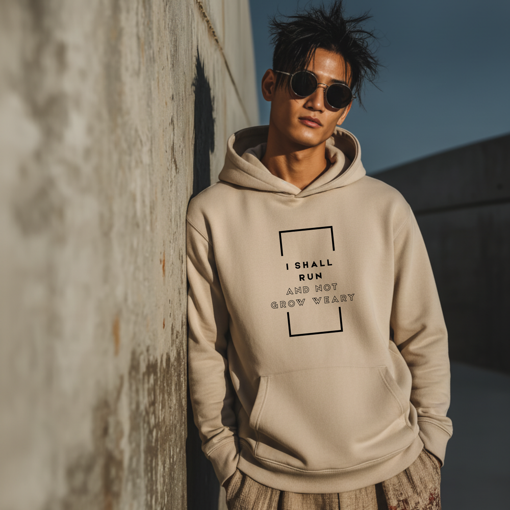 The Endurance Daily hoodie faith-inspired typography