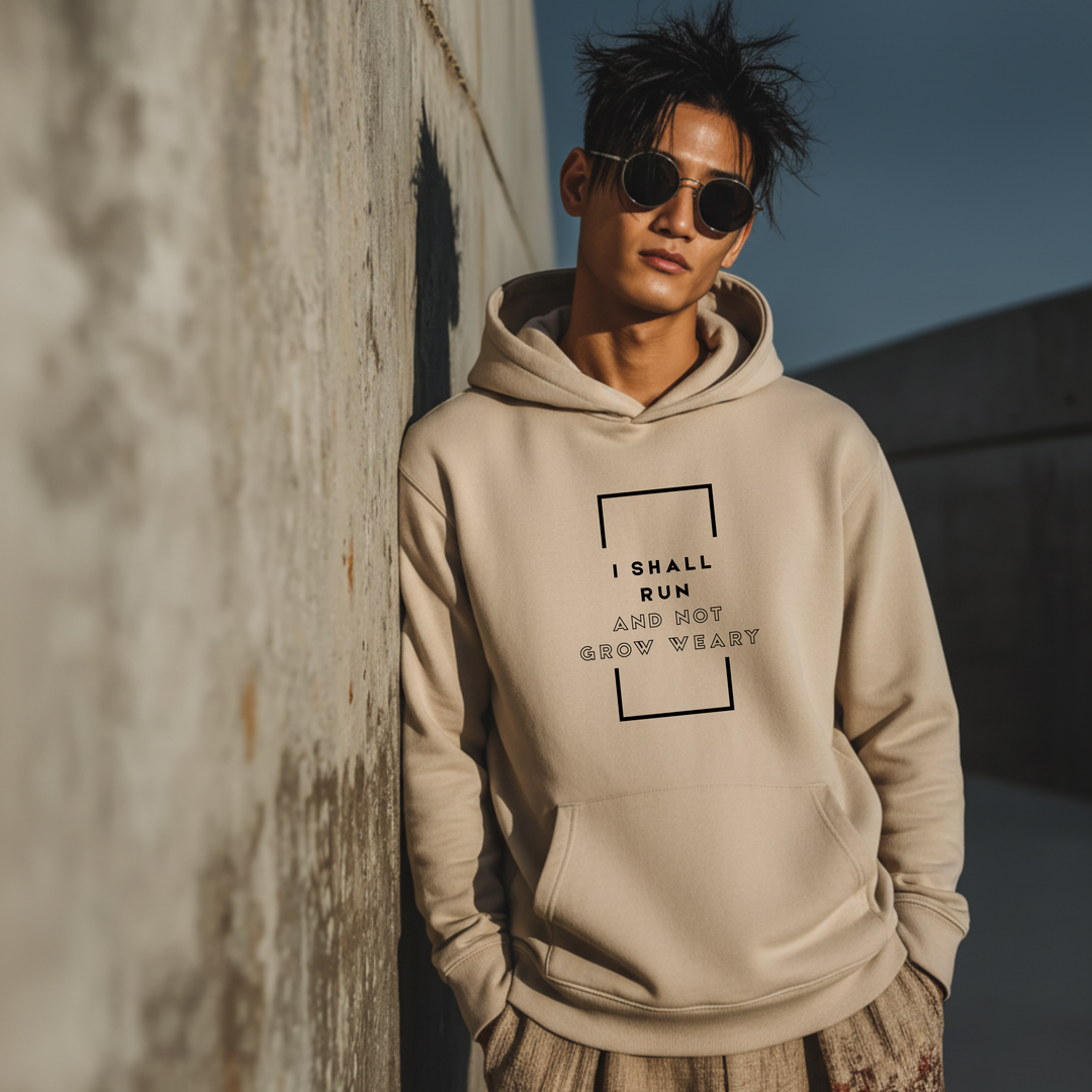 The Endurance Daily hoodie faith-inspired typography