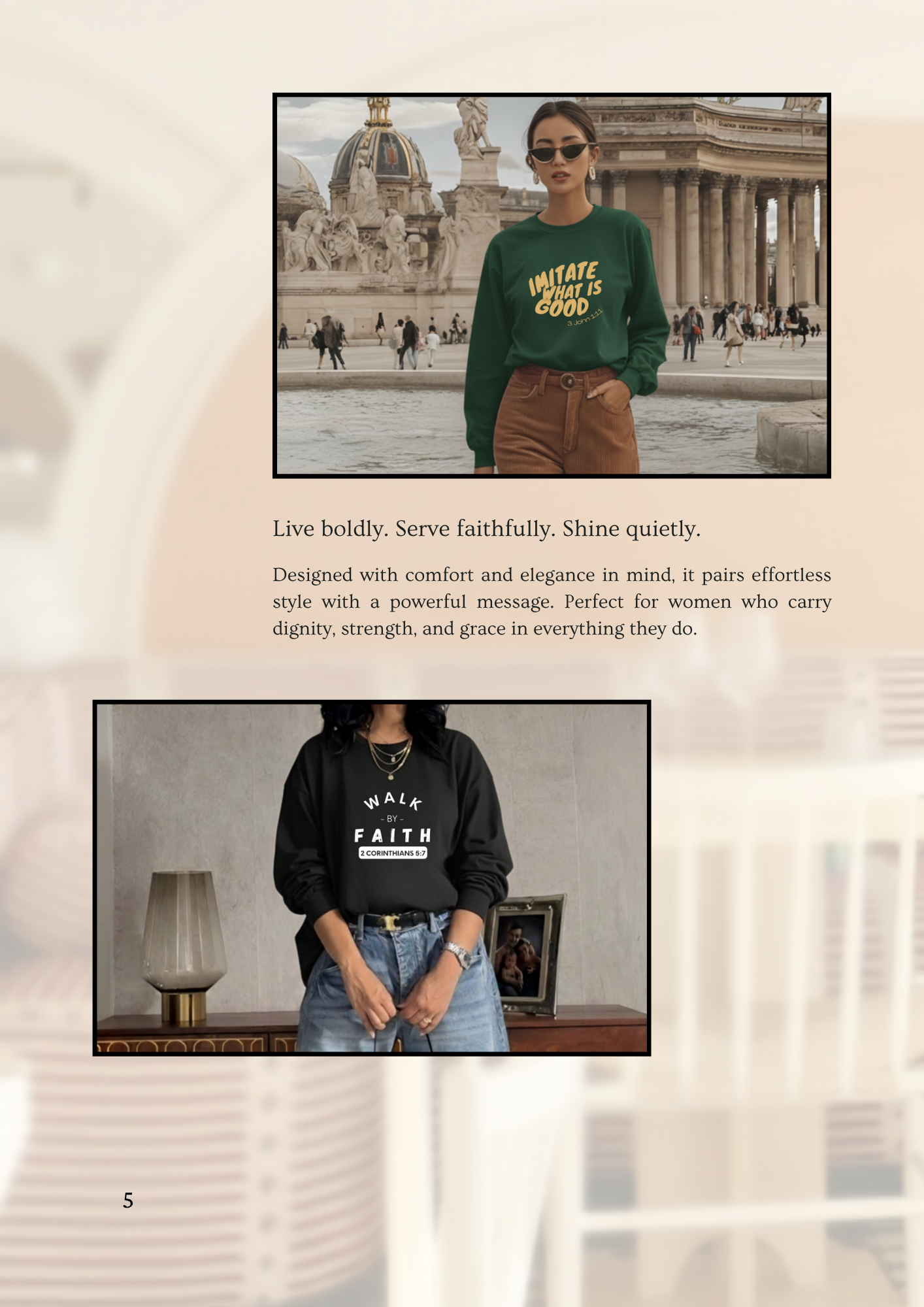 Lookbook page
