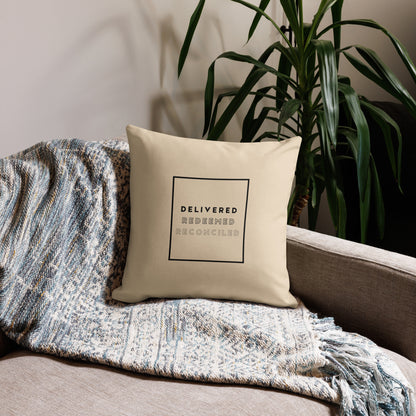 Delivered Redeemed Pillow