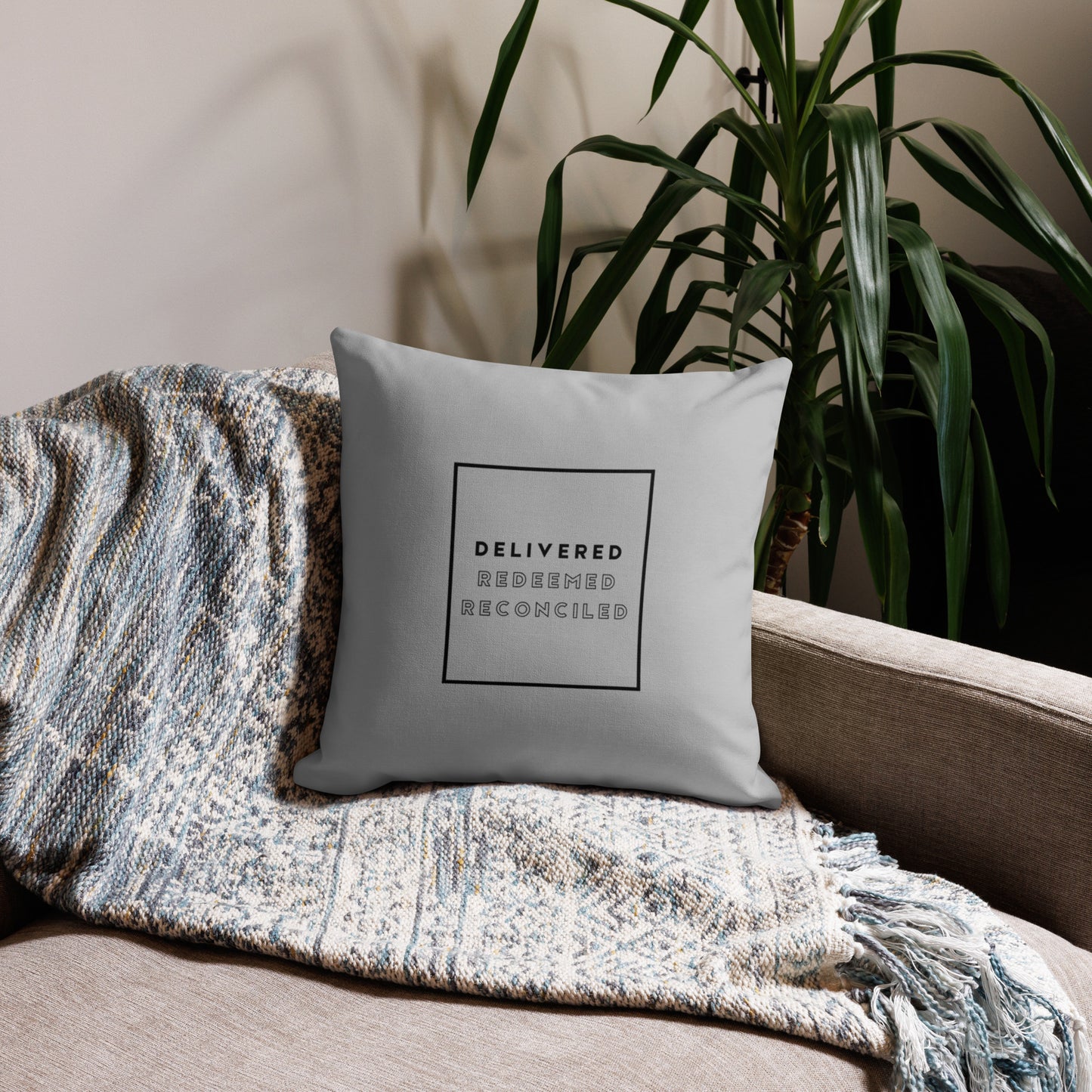 Delivered Redeemed Pillow