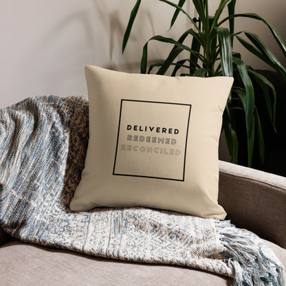 Delivered Redeemed Pillow