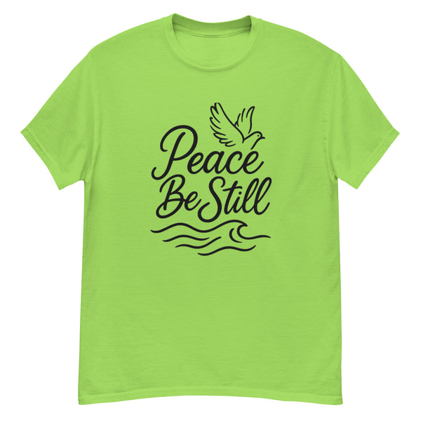 Faith-based lifestyle t-shirt with peaceful message