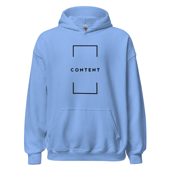 Scripture-inspired Christian hoodie about contentment and trust