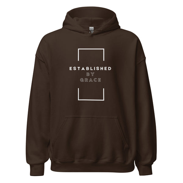 Established by Grace Christian hoodie design