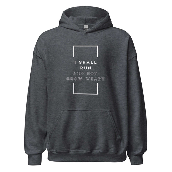 Christian hoodie featuring Isaiah scripture wording