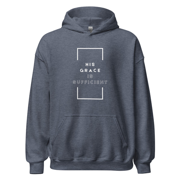 Premium Christian hoodie with scripture-inspired lettering