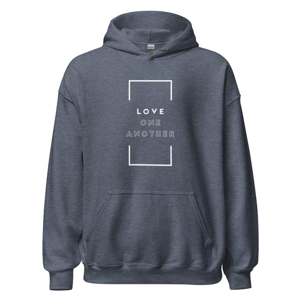 Christian lifestyle hoodie with unity and love theme