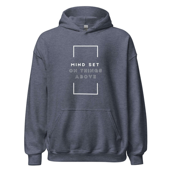 Premium Christian hoodie with scripture-inspired lettering