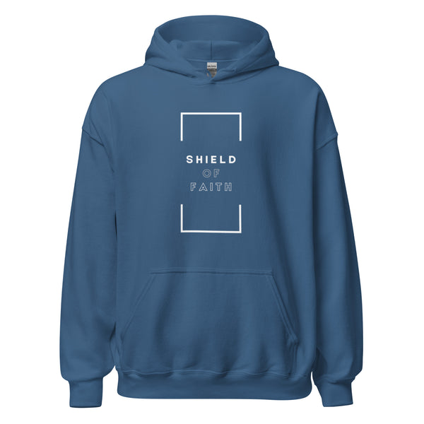 Christian lifestyle hoodie with faith and protection theme