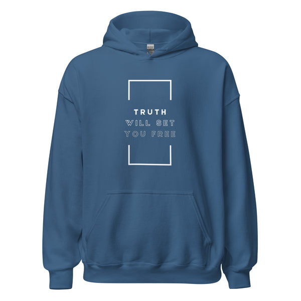 Premium Christian hoodie with scripture-inspired lettering