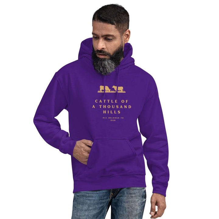 Worship-inspired Christian hoodie with scripture wording