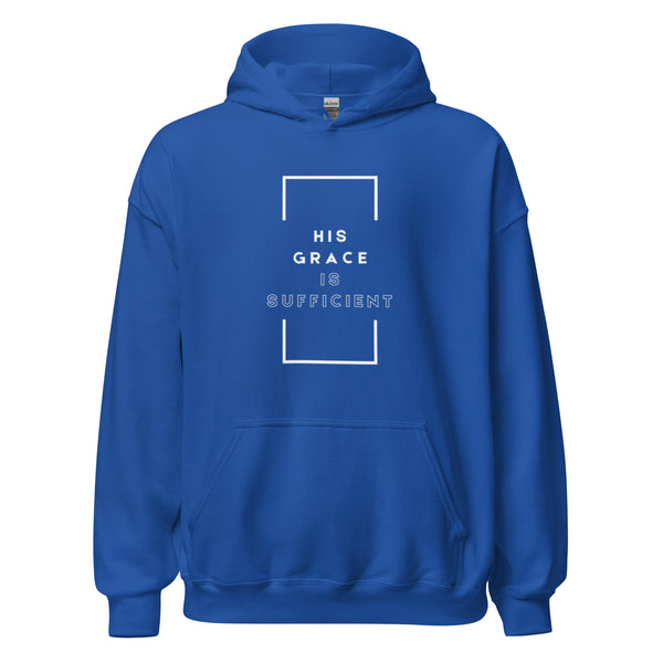 Worship-inspired Christian hoodie with faith declaration