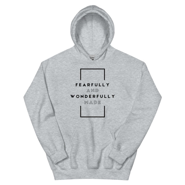 Encouraging faith hoodie celebrating God’s workmanship