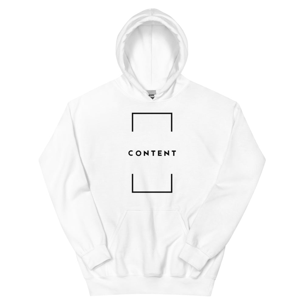 The Contentment Daily hoodie faith-inspired design