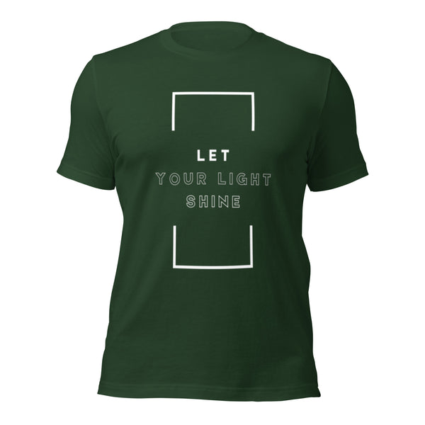 Faith-based lifestyle t-shirt with inspirational message