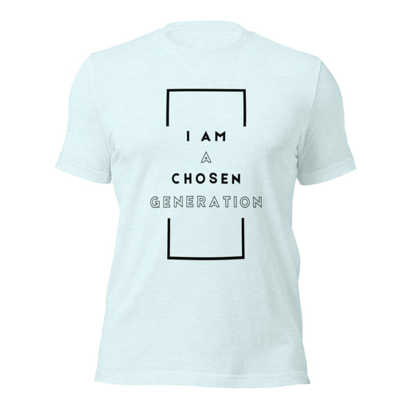 Truth Affirmations Christian t-shirt with chosen generation theme