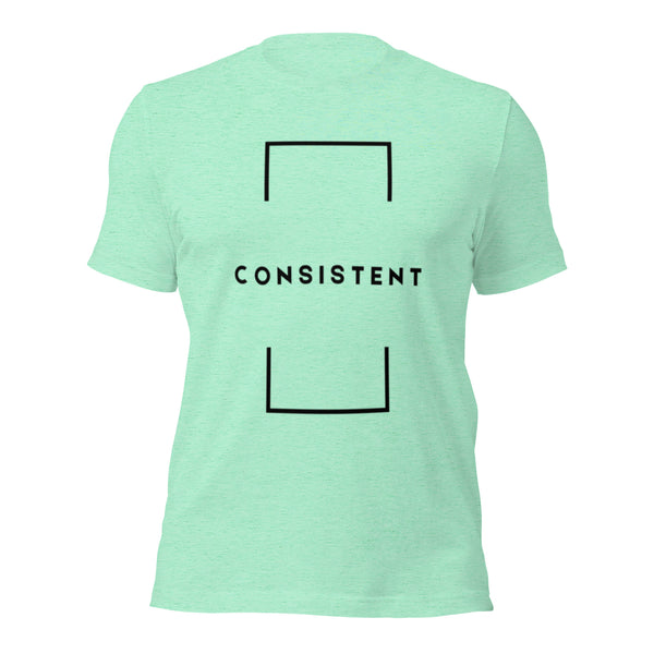 Christian t-shirt showing Consistent typography detail