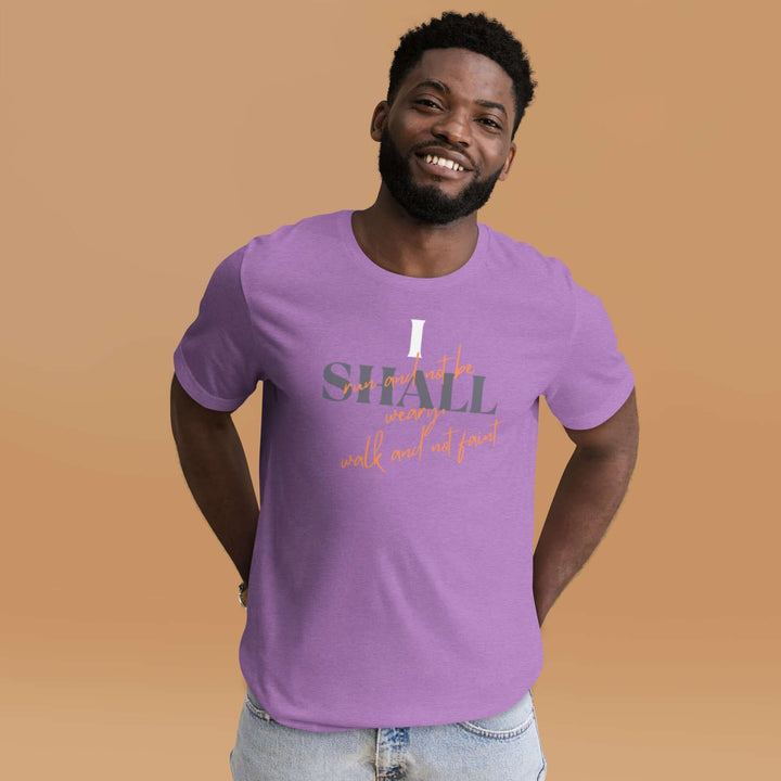 Christian t-shirt inspired by biblical perseverance and hope