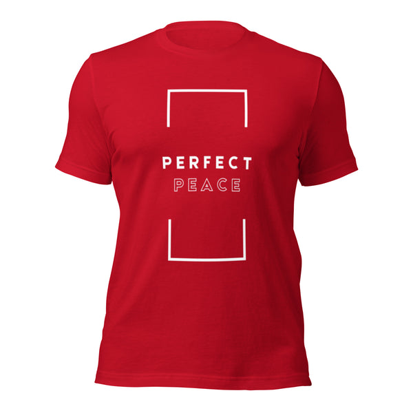 Biblical truth Perfect Peace message on apparel