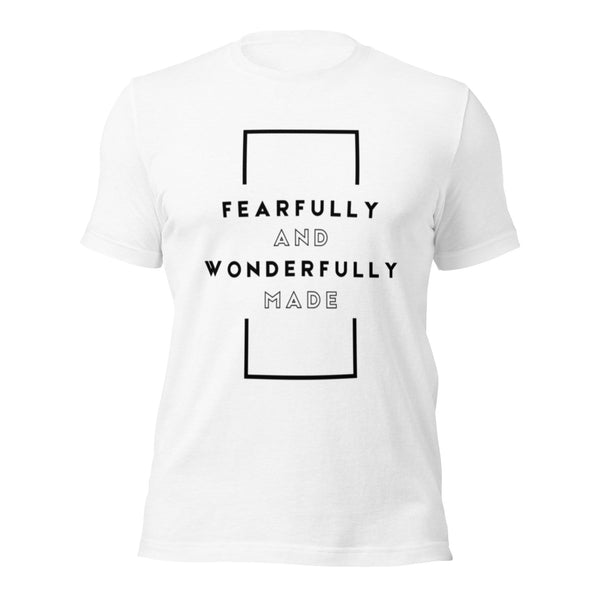 Christian t-shirt inspired by Psalm-based affirmation of identity