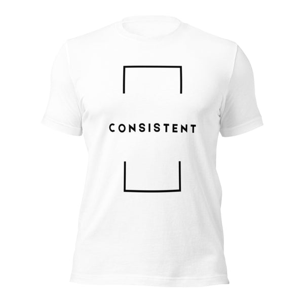 Christian apparel t-shirt with bold Consistent scripture print