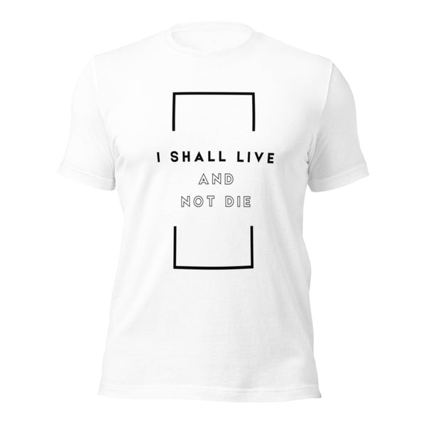 Religious statement tee inspired by scripture promise